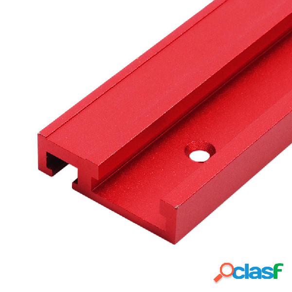 Traccia T-track in lega di alluminio rossa Machifit 600mm