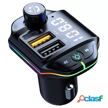 Trasmettitore FM Bluetooth / Caricabatteria per Auto Veloce