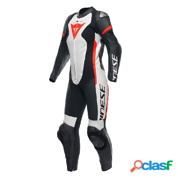 Tuta moto donna pelle intera traforata Dainese Grobnik Nero