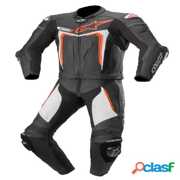 Tuta moto pelle divisibile estiva Alpinestars MOTEGI V3 Nero