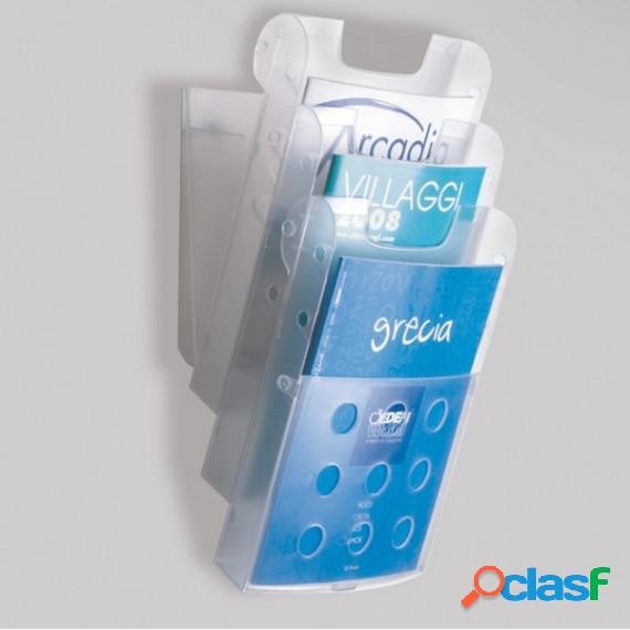 Vaschette portariviste da parete - Tecnostyl - set 3 tasche