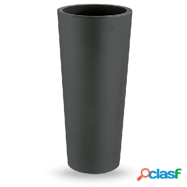 Vaso Genesis Rotondo Grande Antracite - Vasi da esterni