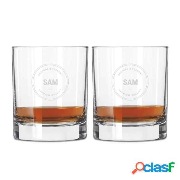 Whiskey - Bicchiere Personalizzato (2 pezzi)