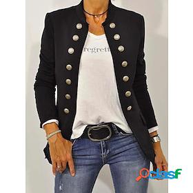 Womens Blazer Spring Summer Daily Holiday Regular Coat