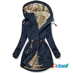 Women's Winter Jacket Parka Street Casual Daily Casual Daily