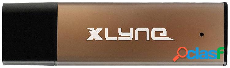 Xlyne ALU Chiavetta USB 128 GB Alluminio, Bronzo 177570-2