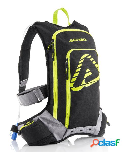 Zaino Acerbis X-Storm Drink Bag Nero Giallo Fluo