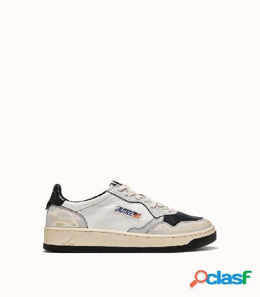 autry sneakers super vintage low colore bianco grigio