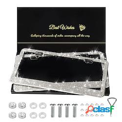 cornici per targa bling per donna accessori per auto con