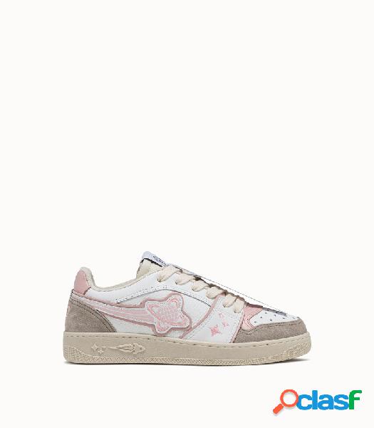 enterprise japan sneakers planet w-low colore rosa bianco