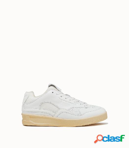 jil sander sneakers in pelle colore bianco