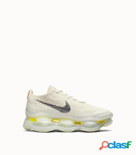 nike sneakers air max scorpion flyknit colore bianco