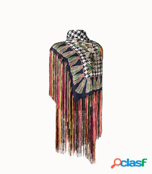 pierre louis mascia foulard in seta con macro frange