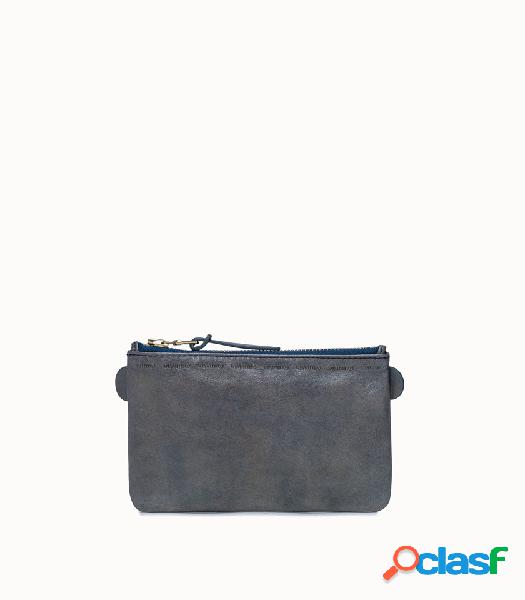 visvim bustina in pelle colore blu