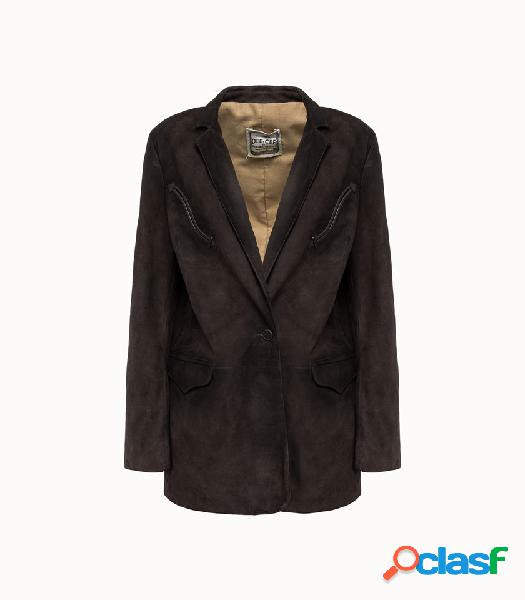 washington dee cee blazer monopetto in suede