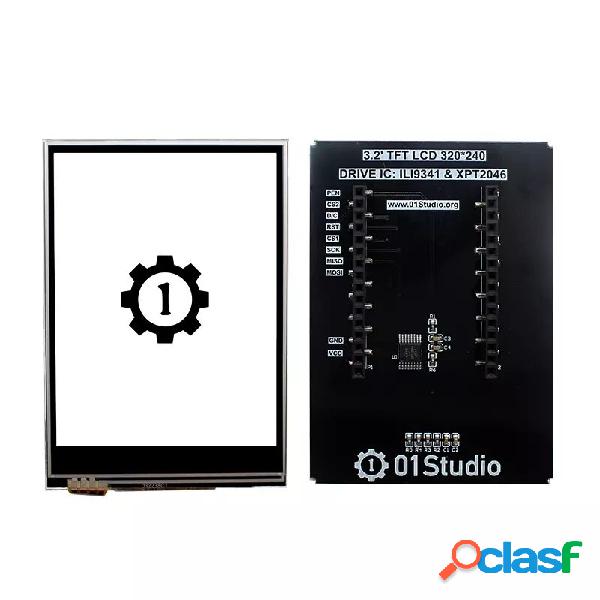 01 Studio 3.2 SPI TFT LCD Modulo touch screen resistivo