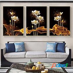 1 pannello stampe floreali fiori doro wall art immagine