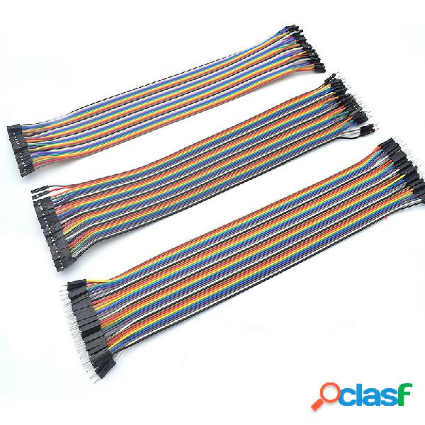 120pcs 40PIN 20CM Linea Dupont Maschio a Maschio + Maschio a