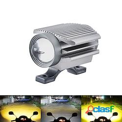 1pc moto luce ausiliaria alta bassa flash led faro luminoso