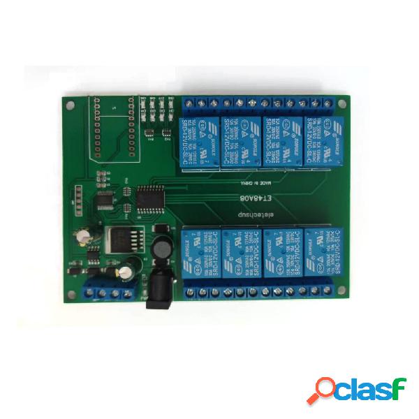 2 IN 1 8CH Rete Ethernet RS485 Relè Modbus RTU Slave TCP/IP