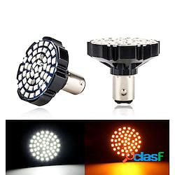 2 pezzi moto 1157 indicatori di direzione a led drl luci di