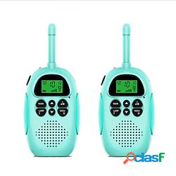 2 ps walkie talkie per bambini usb ricaricabile ricevitore