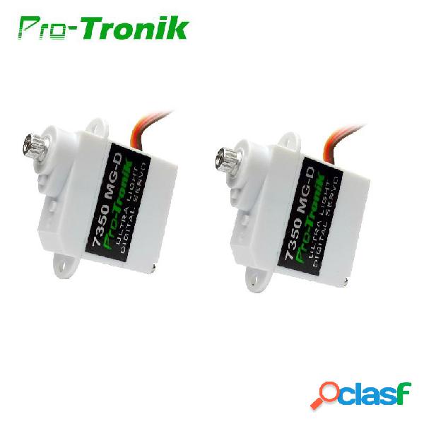 2 pz PTK 5g Digital Servo 7350 MG-D Metal Gear per EPP E3P