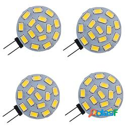 4 pz g4 lampadina led 30 watt equivalente bi-pin led disc jc