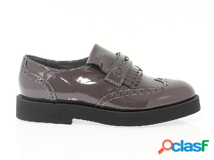 4US CESARE PACIOTTI MOCASSINI DONNA 4USJD1 VERNICE GRIGIO