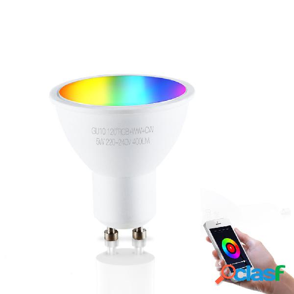 5W Intelligente luce a led Lampadina GU10 APP Timer lampada