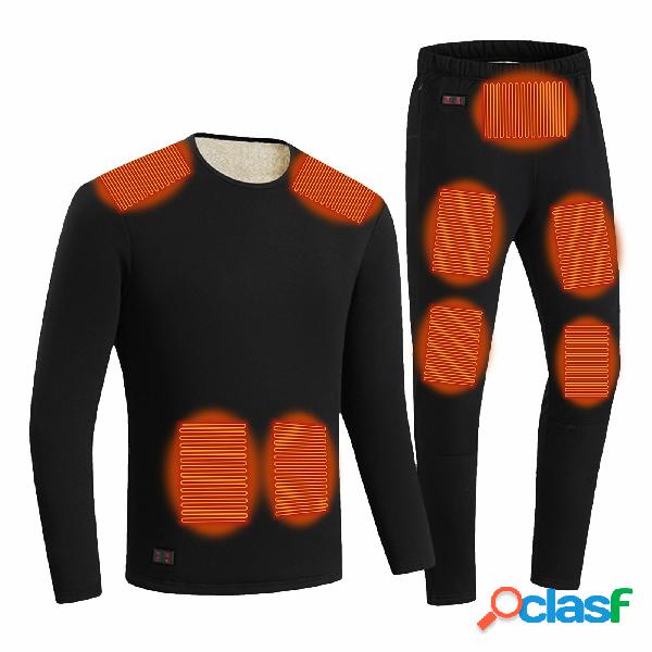 Abbigliamento caldo allaperto riscaldato per lo sci di guida