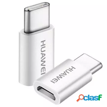 Adattatore MicroUSB / USB 3.1 Type-C Huawei AP52 - Bianco