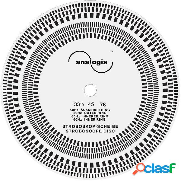 Analogis PERFECT PITCH Disco stroboscopico per giradischi