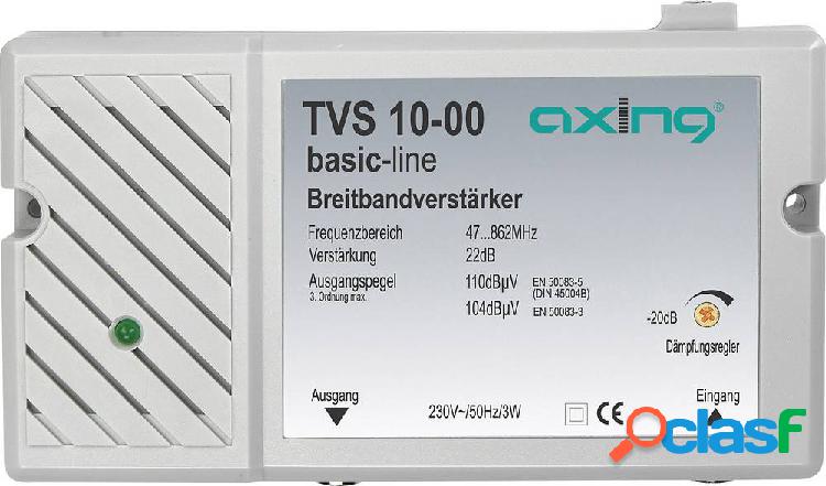 Axing TVS 10 Amplificatore multibanda BK, DVB-T 22 dB