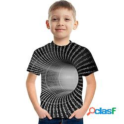 Bambino Da ragazzo maglietta T-shirt Manica corta Stampa 3D