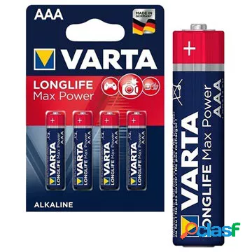 Batteria Varta Longlife Max Power AAA 4703110404 - 1,5 V -
