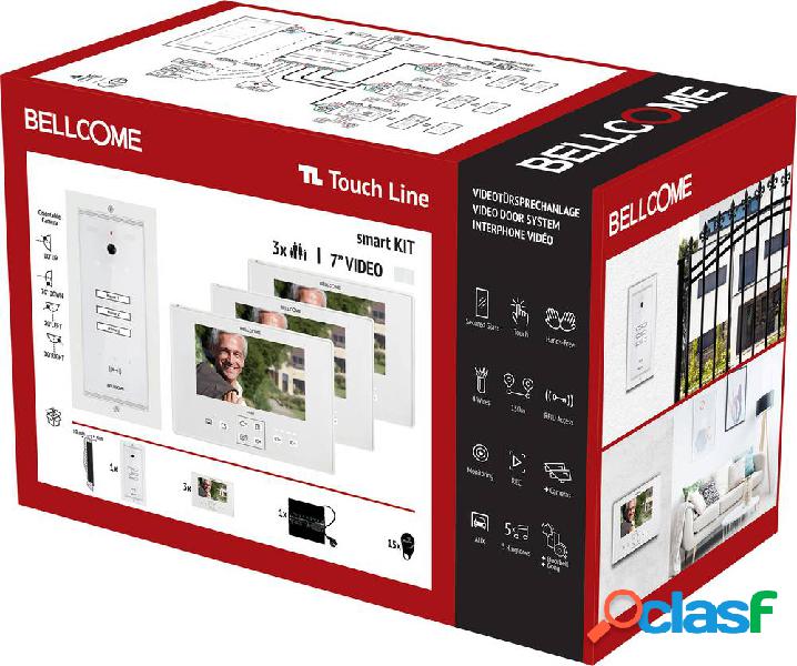 Bellcome Smart 7 Video-Kit 3 Familie Video citofono Cablato