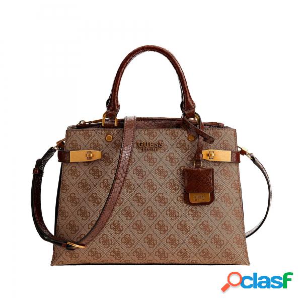 Borsa Gues Zadie Girlfriend Satchel Latte Guess Shopping bag