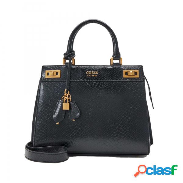 Borsa Guess Katey Luxury Satchel Black Guess Borse piccole