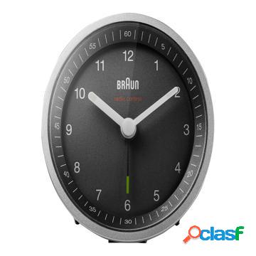 Braun BC07 Sveglia Analogica - Argento / Nero