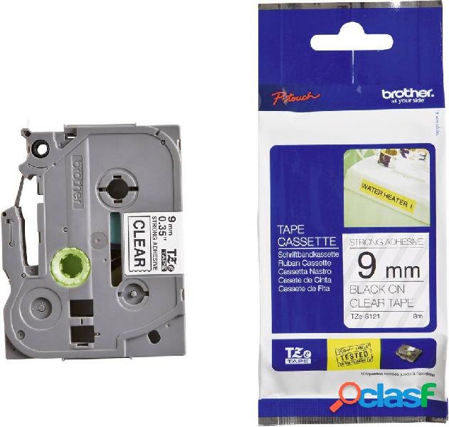 Brother TZe-S121 Nastro con adesivo extra resistente Colore