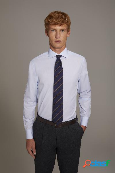 Camicia classica collo francese classic fit tessuto