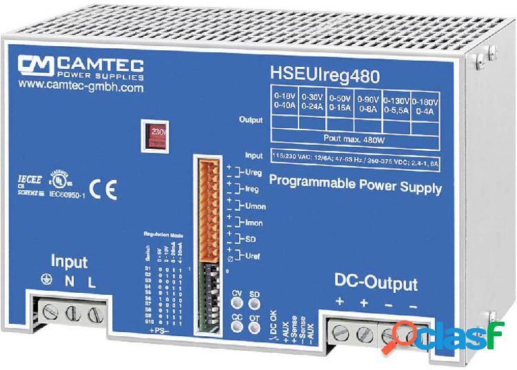 Camtec HSEUIreg04801.50T Alimentatore da laboratorio
