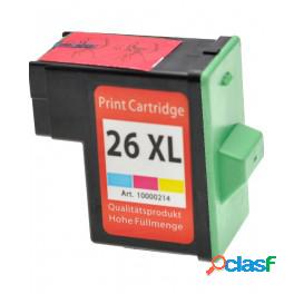 Cartuccia Lexmark 26Xl Colore Rigenerata Per Lexmark Jet