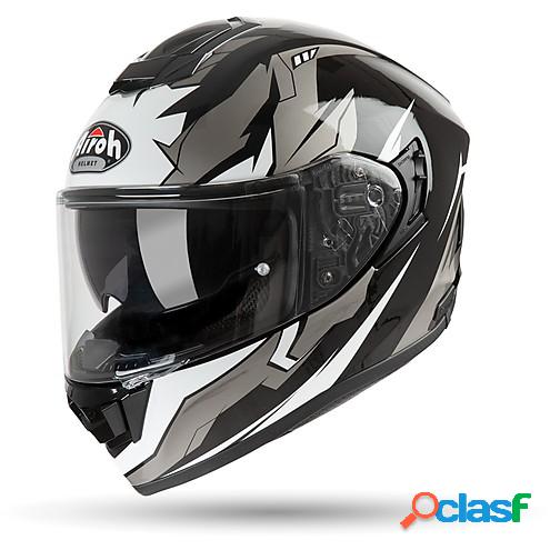 Casco Integrale Airoh St 501 Bionic in fibra Bianco Lucido