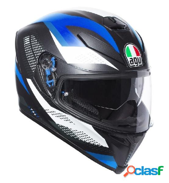Casco integrale AGV K-5 S E2205 MULTI MARBLE in fibra Nero