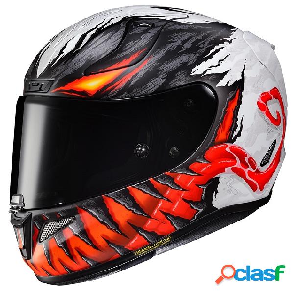 Casco integrale HJC RPHA11 ANTI VENOM MARVEL in fibra MC1SF