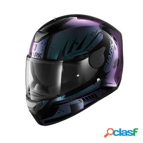 Casco integrale Shark D-Skwal Dharkov nero viola glitter