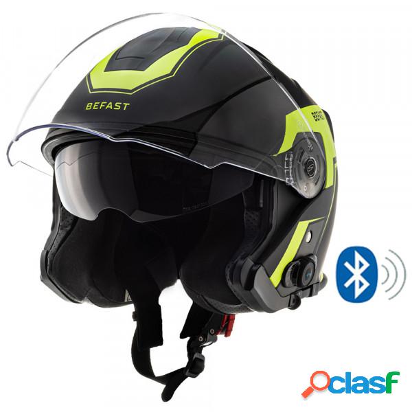 Casco jet Befast Jet Connect III con interfono integrato