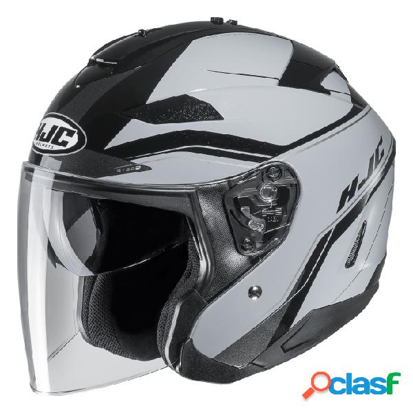 Casco jet HJC IS-33 II KORBA MC5 Grigio Nero